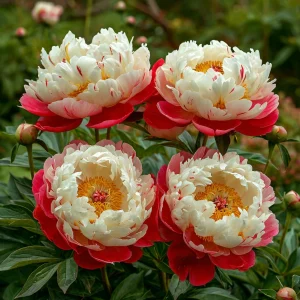 Пион Коралловый Каскад купить по цене от 490р. в интернет-магазине «Посадика» с доставкой почтой в в Альметьевске и по всей России – [изображение №1].