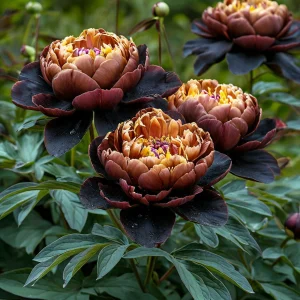 Пион Императорский Бал купить по цене от 419р. в интернет-магазине «Посадика» с доставкой почтой в в Альметьевске и по всей России – [изображение №1].