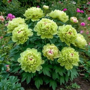 Пион Зеленые Бобы купить по цене от 610р. в интернет-магазине «Посадика» с доставкой почтой в в Альметьевске и по всей России – [изображение №1].